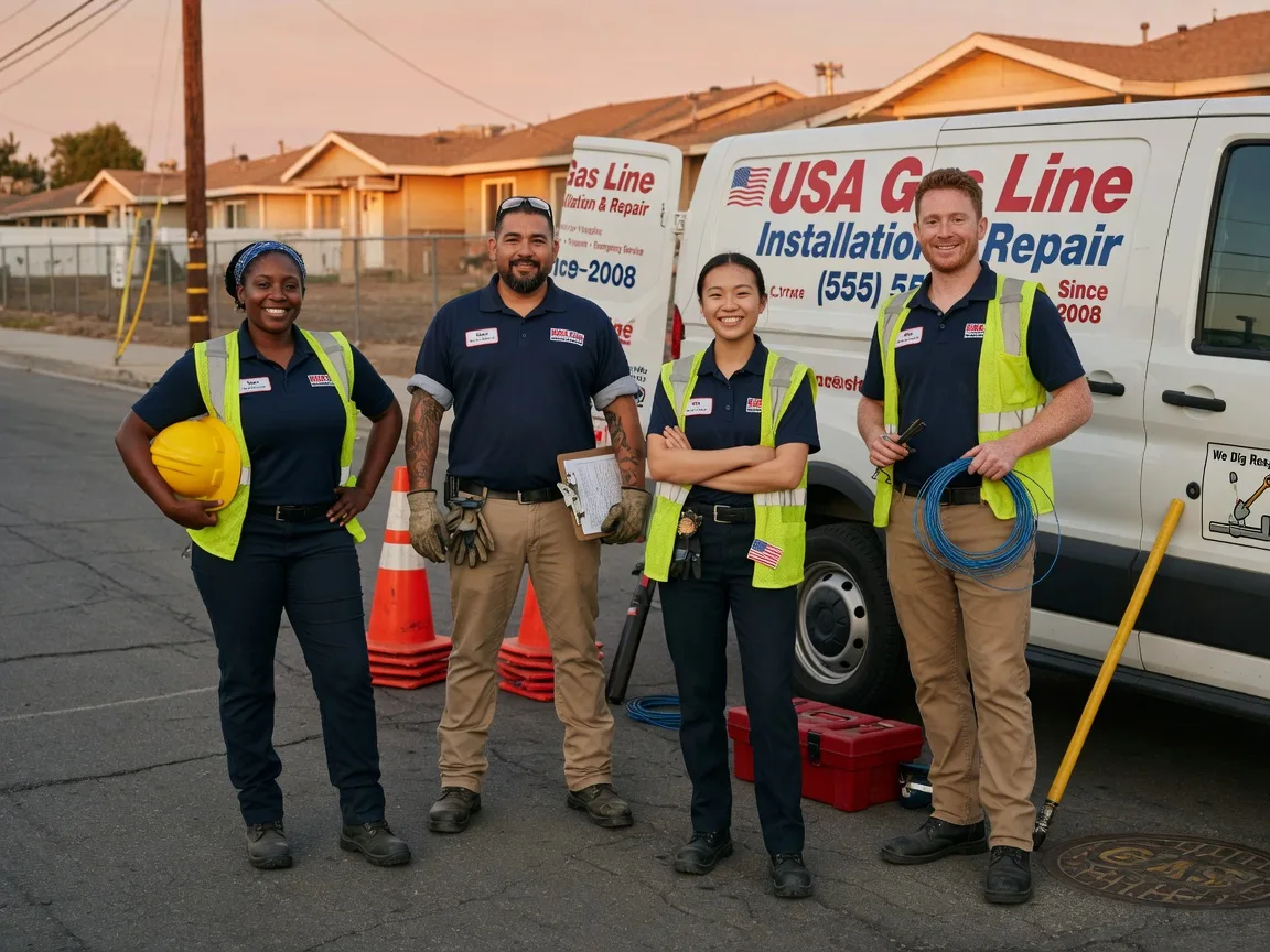 Gas Line Installation company in Knobel, AR